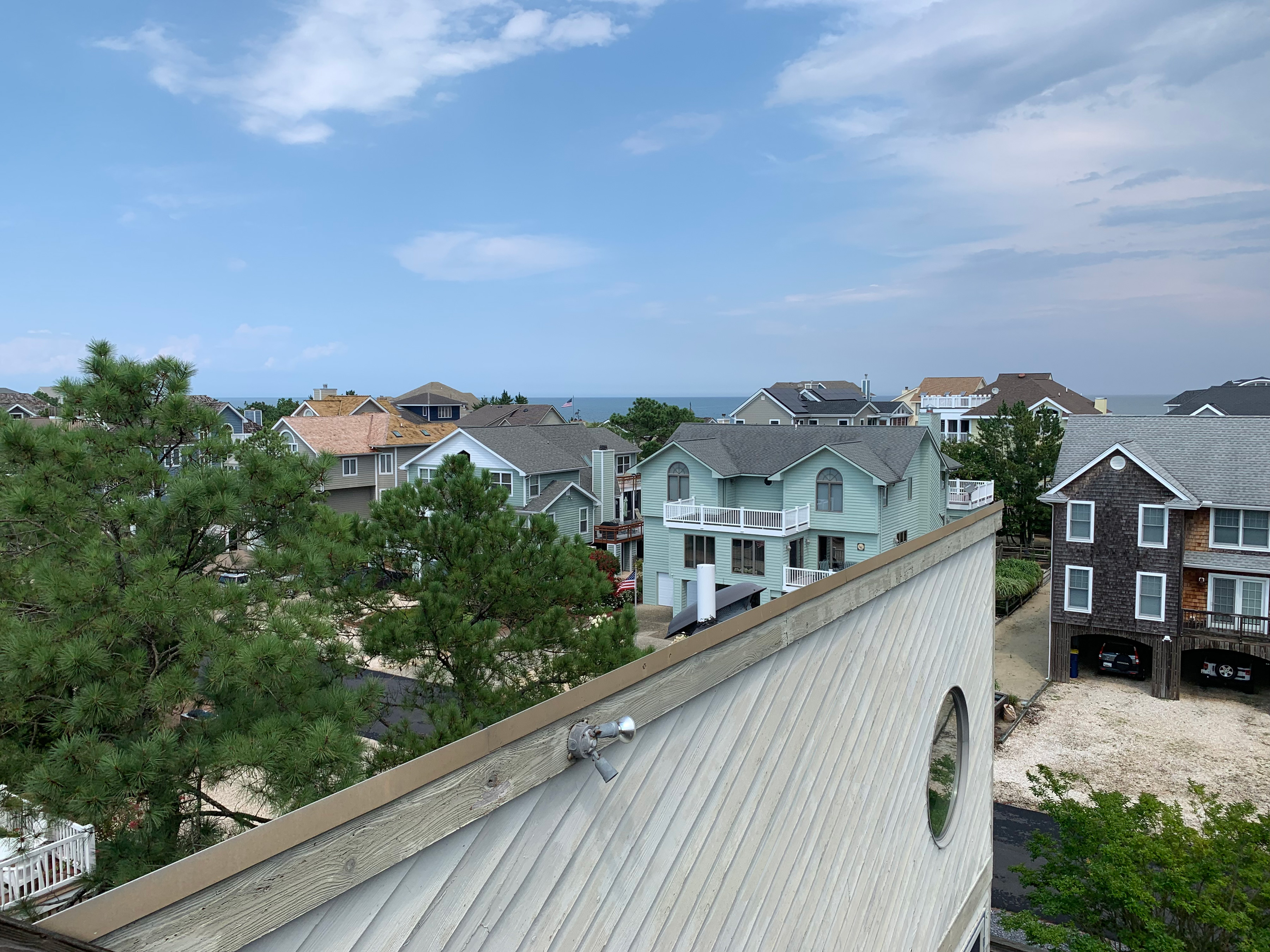 Northerly View of Ocean from Roof Top Deck