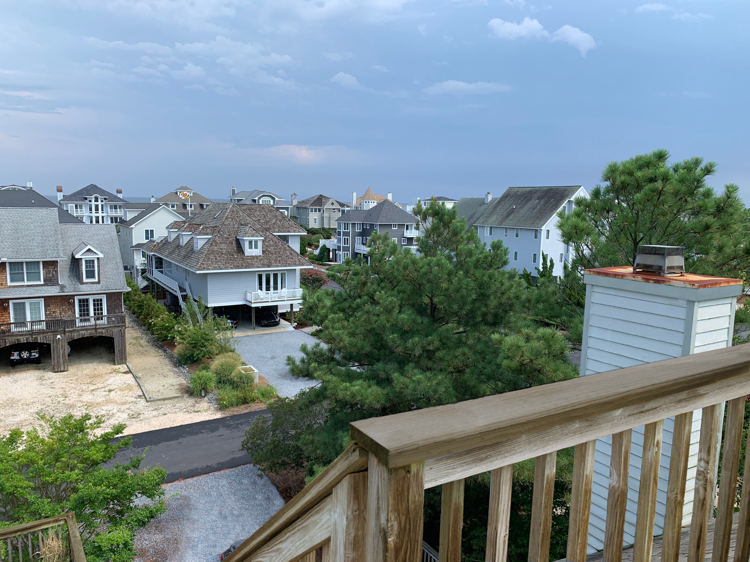 Southerly View of Ocean from Roof Top Deck